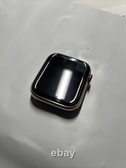 Apple Watch Series 5 GPS Cellular 44mm Gold Stainless Steel Case IC LOCK (Read)