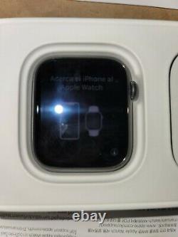 Apple Watch Series 6 Space Gray Sport 44mm with Black Sport IC LOCKED Parts Only