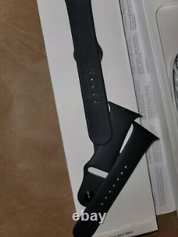 Apple Watch Series 6 Space Gray Sport 44mm with Black Sport IC LOCKED Parts Only