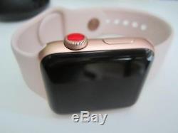 Apple watch series 3 smartwatch iwatch GPS + CELLULAR icloud NOT WORKING read