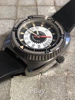 Aquadive Rotary Vintage Diver Watch Working Depth Gauge Watch Not Working