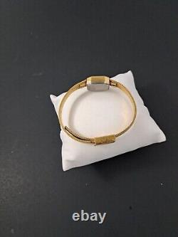 Armitron Watch Women's Hexagon Shaped Face WithGold Accents (Not Working)Battery