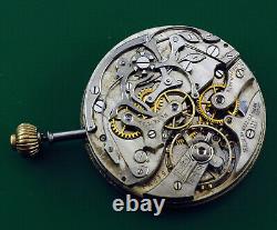 Around 1900 High Grade Chronograph Complete Movement with original Dial ASIS