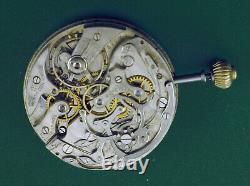 Around 1900 High Grade Chronograph Complete Movement with original Dial ASIS