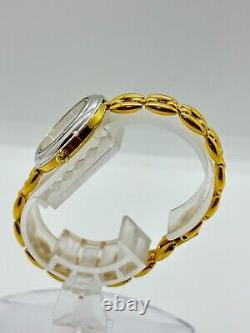 As-Is GUCCI 11/12 Change Bezel Watch White Dial Silver For Parts Or Repair