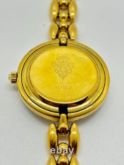 As-Is GUCCI 11/12 Change Bezel Watch White Dial Silver For Parts Or Repair