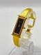 As-Is Gucci 1500L Watch Ladies 12mm Vintage Gold Black Not tested For Parts