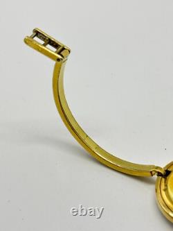 As-Is Gucci Change Bezel 1100-L Wrist Watch Silver Gold Not tested For Parts