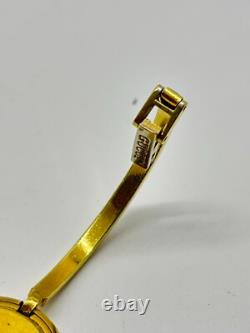 As-Is Gucci Change Bezel 1100-L Wrist Watch Silver Gold Not tested For Parts