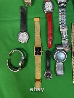 Assorted Brands Watch Lot for Parts Or Repair 13 Pieces Some Unique Pieces