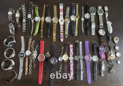 Assorted Watches 48 Piece Lot Untested Selling As Found for Parts/Repair