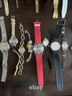 Assorted Watches 48 Piece Lot Untested Selling As Found for Parts/Repair