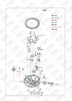 Audemars Piguet Cal 3120 Watch Movement Timed Balance Wheel Hairspring Part 43