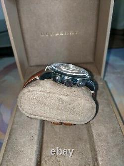 Authentic Burberry BU7817 Large Chronograph Watch (Outer Box Damaged) READ ALL