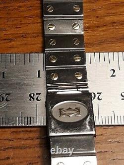 Authentic Cartier Santos Two Tone 18k/Steel Watch Band-Only, for parts