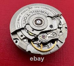 Authentic Hamilton Eta 2826 -2 Mens Automatic Movement For Parts Or Repair