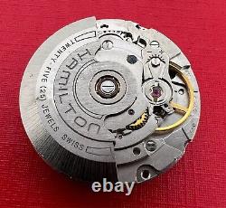 Authentic Hamilton Eta 2826 -2 Mens Automatic Movement For Parts Or Repair