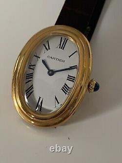 Authentic demo/dummy cartier watch gold plated for Parts Or display