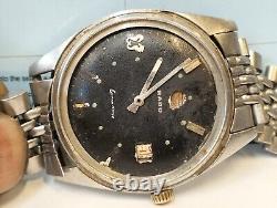 Automatic 30 Jewels Case / Movement Repair Spare Parts Purpose Swiss Vtg. Watch