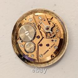 BAUME & MERCIER Geneve 17J Movement & Dial Cal. Peseux 330 FOR PARTS or REPAIR