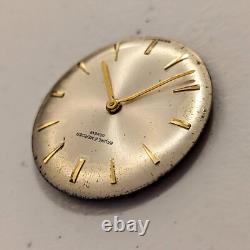 BAUME & MERCIER Geneve 17J Movement & Dial Cal. Peseux 330 FOR PARTS or REPAIR