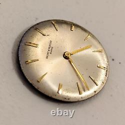 BAUME & MERCIER Geneve 17J Movement & Dial Cal. Peseux 330 FOR PARTS or REPAIR