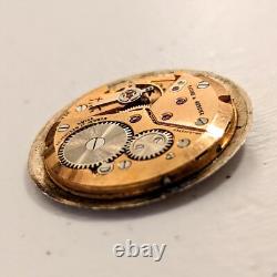 BAUME & MERCIER Geneve 17J Movement & Dial Cal. Peseux 330 FOR PARTS or REPAIR