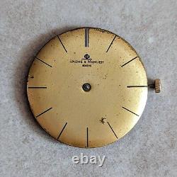 BAUME & MERCIER Geneve Dial & Movement Watch Cal. BM 1050 FOR PARTS or REPAIR