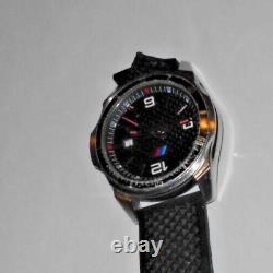 BMW-AMG branded-Mens Watch-Body Only-Use for Repair or Parts-Broken Strap-Works+