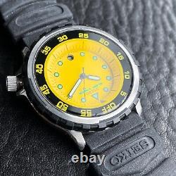 BROKEN! 80s VINTAGE SEIKO DIVER SURF TIMER 8C25-0010 QUARTZ JAPAN