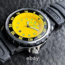 BROKEN! 80s VINTAGE SEIKO DIVER SURF TIMER 8C25-0010 QUARTZ JAPAN