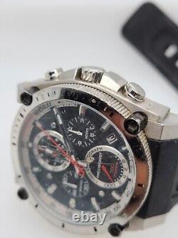 BULOVA PRECISIONIST CHRONOGRAPH DATE C977745 WATCH STAINLESS STEEL for PARTS