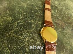 Baume & Mercier 14k solid gold quartz watch not working sold for part /repair