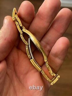 Baume&Mercier LINEA Gold Plated Quartz Ref. 5161 watch FOR PARTS OR RESTORE