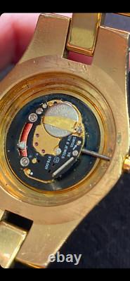Baume&Mercier LINEA Gold Plated Quartz Ref. 5161 watch FOR PARTS OR RESTORE