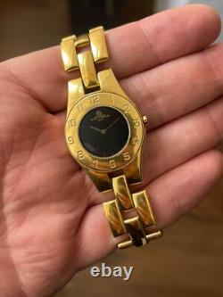 Baume&Mercier LINEA Gold Plated Quartz Ref. 5161 watch FOR PARTS OR RESTORE