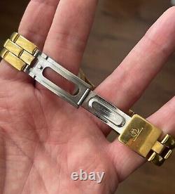 Baume&Mercier LINEA Gold Plated Quartz Ref. 5161 watch FOR PARTS OR RESTORE