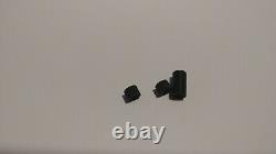 Black rubber parts (lot of 3) for Montega R9 Watch bracelet link. VERY VERY RARE