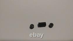 Black rubber parts (lot of 3) for Montega R9 Watch bracelet link. VERY VERY RARE