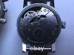 Bradley CHRONOGRAPH NO CASE BACK and DIVE DIVER STYLE WATCH PARTS ASIS PARTS