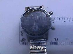 Bradley CHRONOGRAPH NO CASE BACK and DIVE DIVER STYLE WATCH PARTS ASIS PARTS