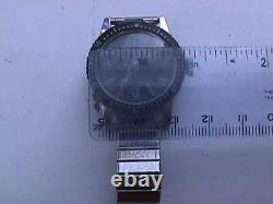 Bradley CHRONOGRAPH NO CASE BACK and DIVE DIVER STYLE WATCH PARTS ASIS PARTS