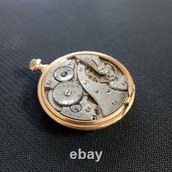 Breguet Spiral movement pocket watch gold plated 1920 not working