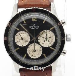 Breitling 765 CP Vintage Chronograph AVI Pilot RARE Watch For Parts