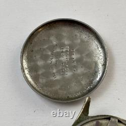 Broken VINTAGE WWII PERIOD MEN'S BUREN MILITARY WRISTWATCH 30mm RARE For Parts