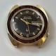 Broken Vintage Bulova Accutron'Woody' 1975 10K RGP Watch Wood Grain For Parts