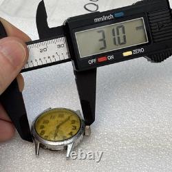 Broken Vintage Elgin Grade 580 Military WWII Wrist Watch For Parts Read