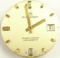 Bucherer Automatic ETA 2662 Complete Running Watch Movement Sold for Parts