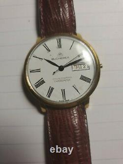 Bucherer Certified Chronometer Men's Watch 33mm. Runs / for parts