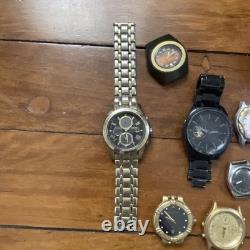 Bulk Job Lot Watches Seiko, Citizen, Maurice Lacroix, As Is For Parts